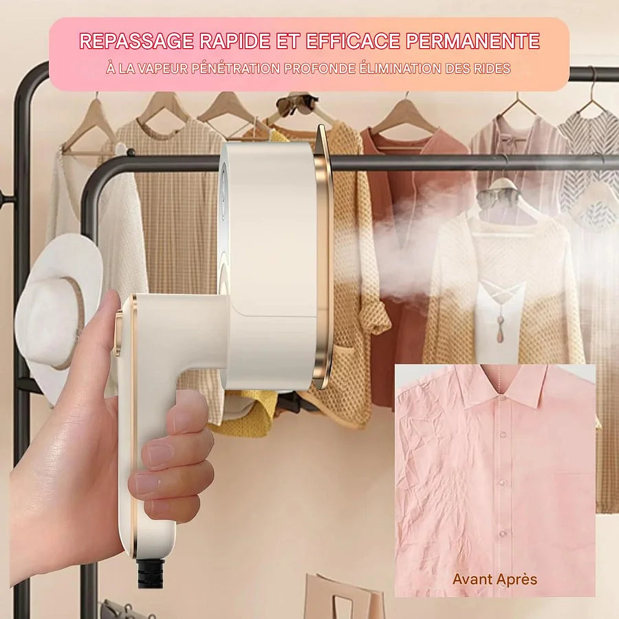 Paiement à la livraison Fer à repasser portable - Mini défroisseur vapeur