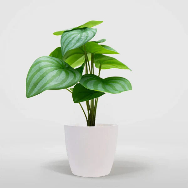 Bégonia vert mini Plante artificielle 28 cm