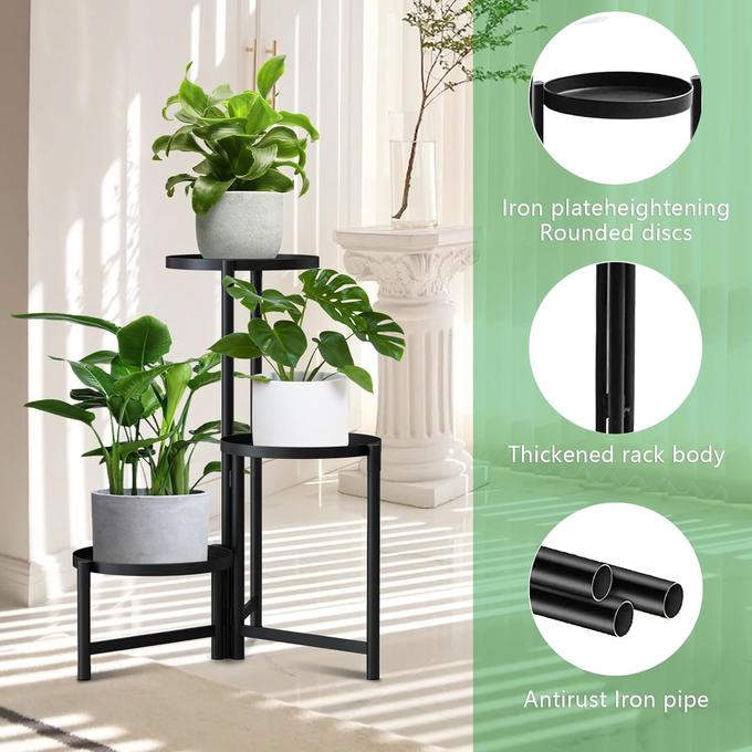 Étagère à Plantes Multi-Niveaux